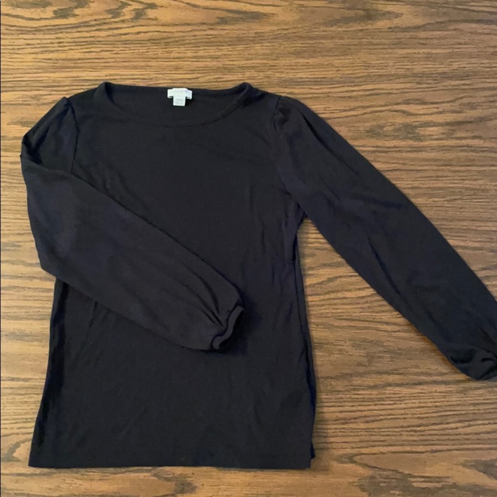 J. Crew Factory Balloon Sleeve Cotton Shirt XXS